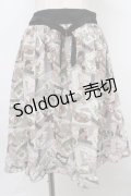 axes femme / レースコラージュ柄スカート   Y-24-01-31-175-AX-SK-WD-ZT133