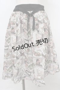 axes femme / レースコラージュ柄スカート   Y-24-01-31-175-AX-SK-WD-ZT133