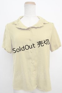 F&A /ブラウス  からし Y-24-01-31-045-LO-TO-AS-ZI