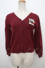画像1: 【SALE】axes femme POETIQUE / ふしぎの国のアリス/カーデ M ワイン Y-24-02-04-098-AX-TO-SZ-ZH (1)
