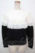 MILK / Sister Sweat  ブラック×ホワイト Y-24-02-04-122-ML-TO-SZ-ZY