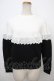 画像1: MILK / Sister Sweat  ブラック×ホワイト Y-24-02-04-122-ML-TO-SZ-OS (1)