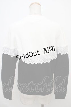 画像2: MILK / Sister Sweat  ブラック×ホワイト Y-24-02-04-122-ML-TO-SZ-ZT483