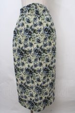 画像1: 【SALE】an another angelus / ゴブランロングタイトスカート F ブルー Y-24-02-04-191-CA-SK-SZ-ZT429 (1)