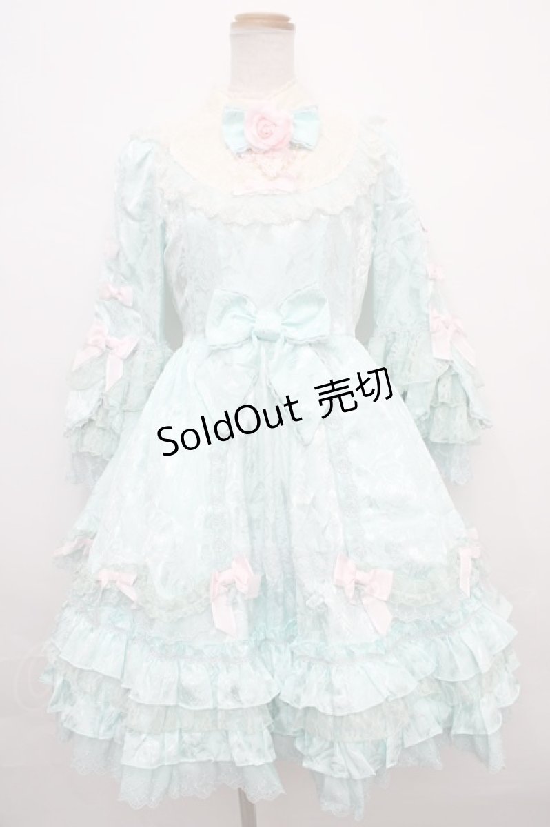 画像1: Angelic Pretty / バラのお嬢様Dress  ミント Y-24-02-07-054-AP-OP-SZ-ZY (1)