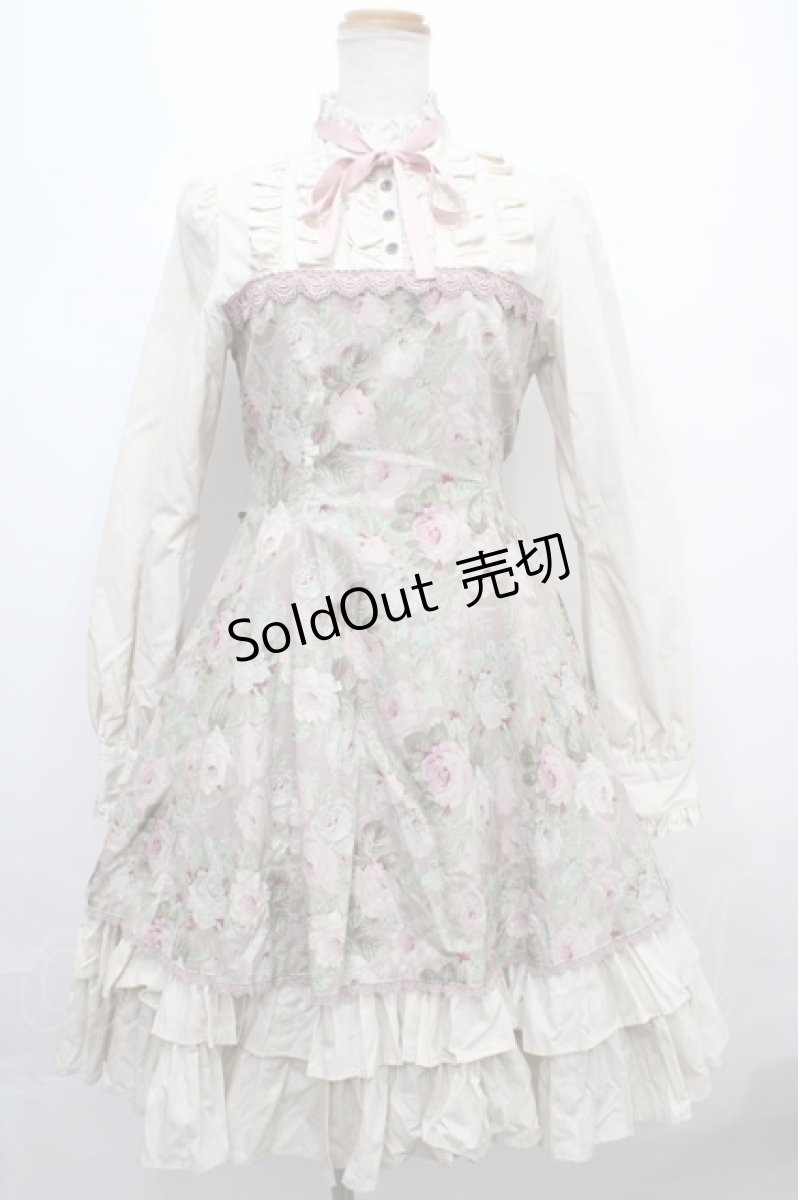 画像1: Victorian maiden / クラシカルブーケドールドレス  ピンク Y-24-02-10-079-CL-OP-SZ-ZY (1)