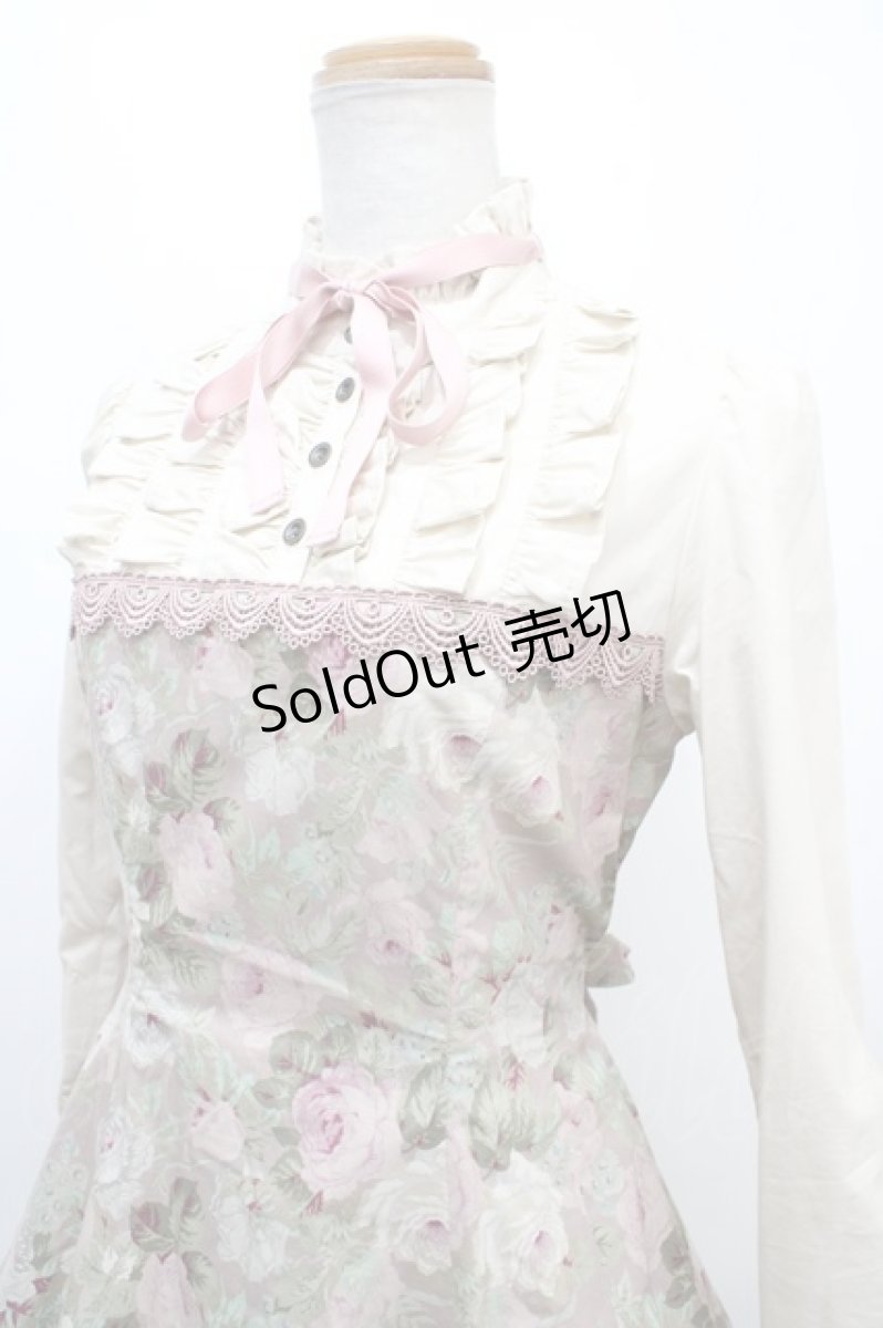 画像3: Victorian maiden / クラシカルブーケドールドレス  ピンク Y-24-02-10-079-CL-OP-SZ-ZY (3)