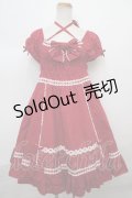 Angelic Pretty / シャーリングワンピース(2010)  ワイン Y-24-02-18-105-AP-OP-SZ-ZY