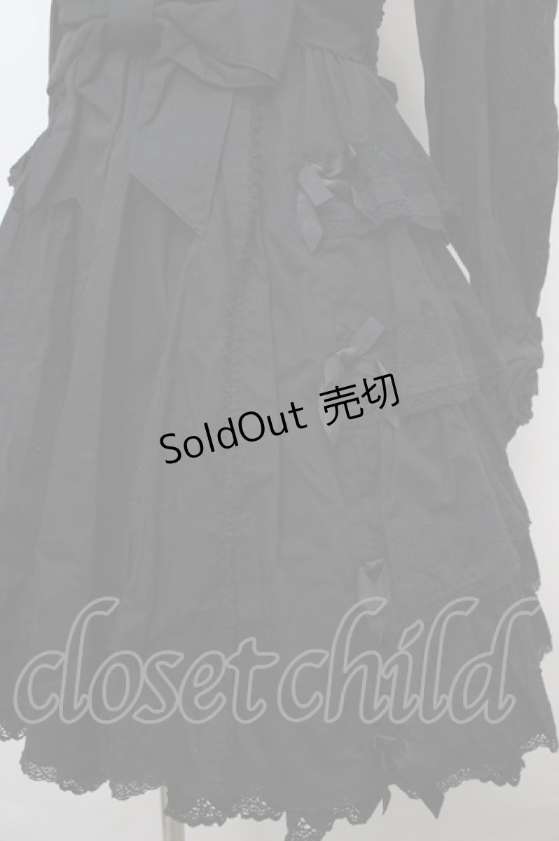画像4: Angelic Pretty / スウィートエンジェルワンピース(2007)  黒ｘ黒 Y-24-02-18-106-AP-OP-SZ-ZY (4)