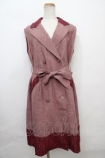 画像1: 【SALE】axes femme / レースデザインジレ F ワイン Y-24-02-20-074-AX-TO-SZ-ZT262 (1)
