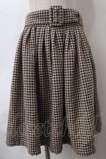 画像1: 【SALE】an another angelus /千鳥スカート  ブラウン Y-24-02-29-041-CA-SK-AS-ZT136 (1)