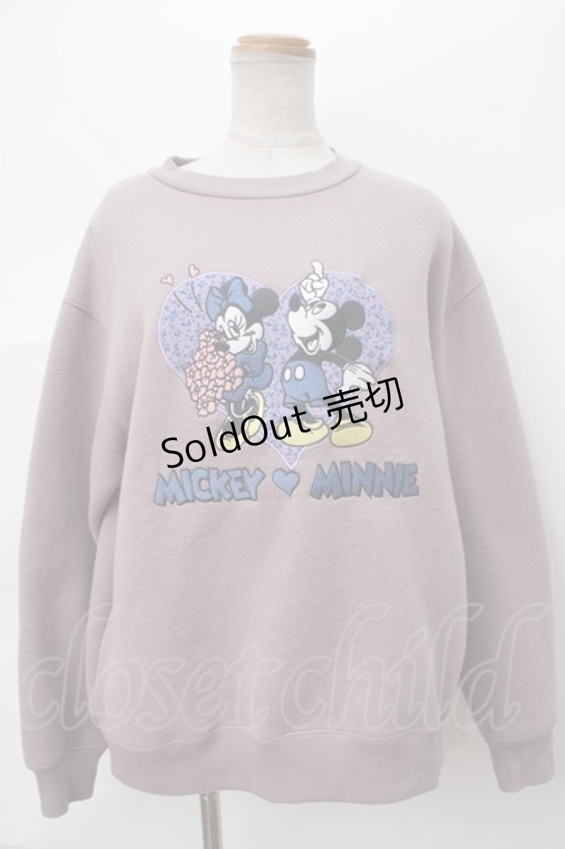 画像1: 【SALE】merry jenny / M&M / パッチワークスエット F ラベンダー Y-24-03-03-058-LO-TO-SZ-ZT431 (1)