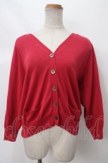 画像1: 【SALE】Jane Marple Dans Le Saｌon / カーディガン M 赤 Y-24-03-03-068-JM-TO-AS-ZT100 (1)