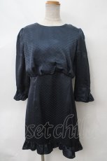 画像1: 【SALE】MILK /LADY ライク DRESS - ネイビー Y-24-03-03-113-ML-OP-SZ-ZT415 (1)