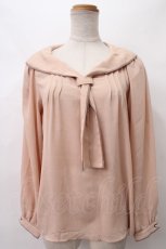 画像1: 【SALE】axes femme / パイピングブラウス M キナリ Y-24-03-12-078-AX-BL-SZ-ZT151 (1)