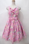Angelic Pretty / SPACE TOYSジャンパースカート  ピンク Y-24-03-12-104-AP-OP-SZ-ZS