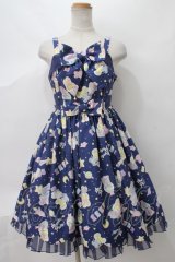Angelic Pretty / SPACE TOYSジャンパースカート  紺 Y-24-03-12-107-AP-OP-SZ-ZS