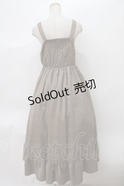 画像2: axes femme / W釦フィッシュテールジャンパースカート M ブラウン Y-24-03-12-118-AX-OP-SZ-ZT195