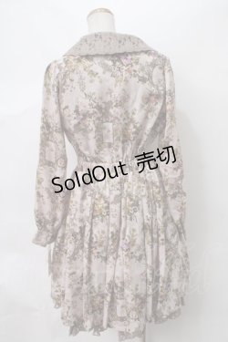 画像2: 【SALE】axes femme / ボタニカル柄カシュクールワンピース M アワピンク Y-24-03-15-105-AX-OP-SZ-ZT210
