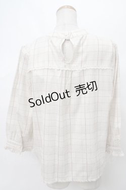 画像2: axes femme / チェックブラウス   Y-24-03-22-067-AX-BL-AS-ZT103