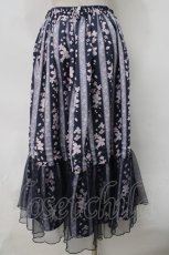 画像2: 【SALE】axes femme / ブルーミングサクラスカート  紺 Y-24-03-22-167-AX-SK-AS-ZT028 (2)