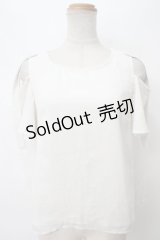 evelyn / 肩開きリボントップス M オフ Y-24-03-23-052-LO-TO-SZ-ZI