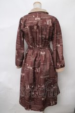 画像2: 【SALE】axes femme / nouvelle柄ワンピース F チャ Y-24-04-01-133-AX-OP-SZ-ZT157 (2)