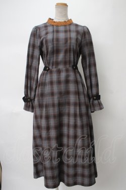 画像1: axes femme POETIQUE / ベルトデザインロングワンピース M オレンジ Y-24-04-03-138-AX-OP-SZ-ZT044