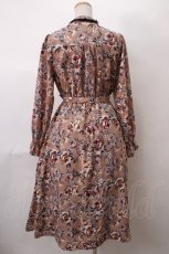 画像2: 【SALE】an another angelus / タイ付きアンティークローズ柄ワンピース F ピンク Y-24-04-07-106-CA-OP-SZ-ZT020 (2)