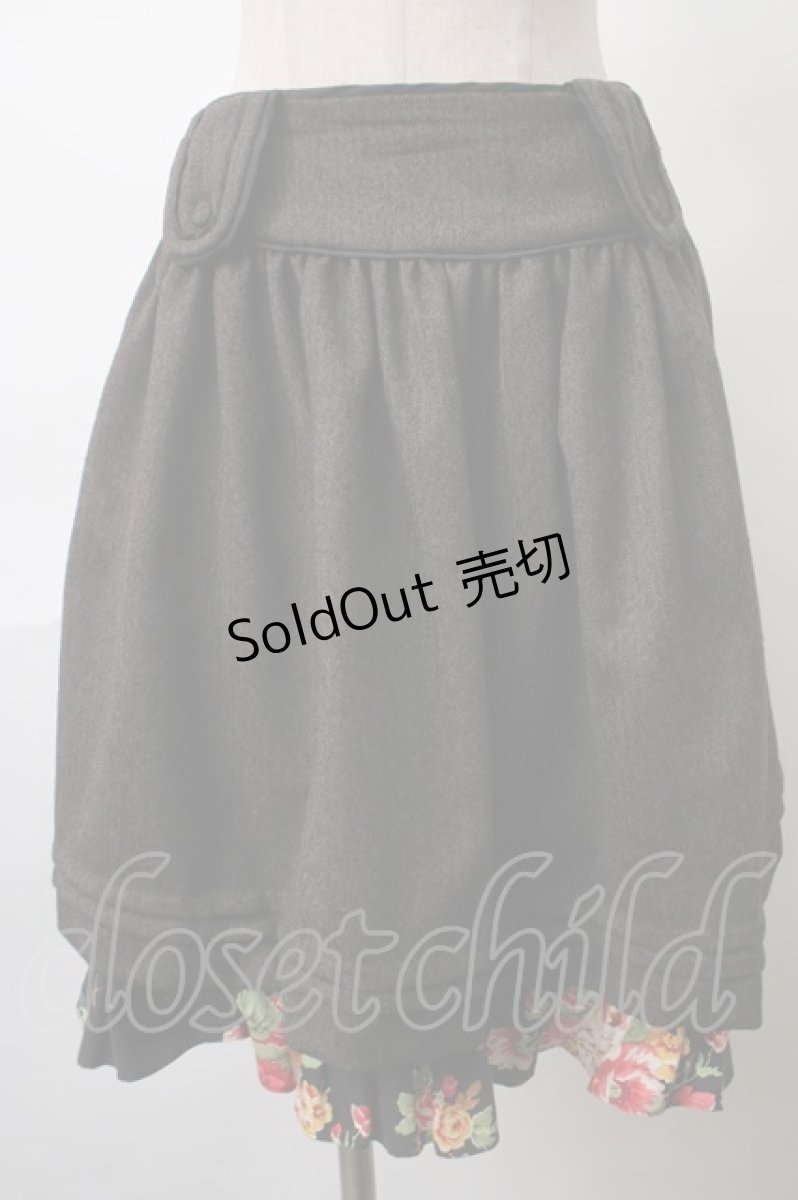 画像1: 【SALE】Jane Marple / ヘリンボーンスカート  グレー Y-24-04-07-162-JM-SK-AS-ZT429 (1)