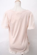 画像2: axes femme / 胸元ビジュー袖レースプルオーバー M グレー Y-24-04-10-066-AX-TO-SZ-ZY (2)
