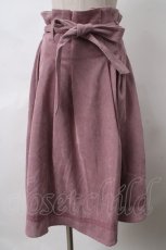 画像1: 【SALE】axes femme / コーデュロイミドルスカート M ピンク Y-24-04-10-211-AX-SK-SZ-ZT248 (1)