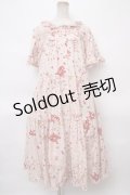 PINK HOUSE /アニバーサリーケーキプリントワンピース  ピンク Y-24-04-13-096-LO-OP-AS-ZY