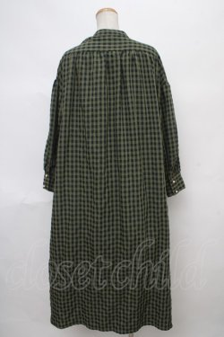 画像2: axes femme / チェック柄シャツワンピース M グリーン Y-24-04-13-130-AX-OP-SZ-ZT202