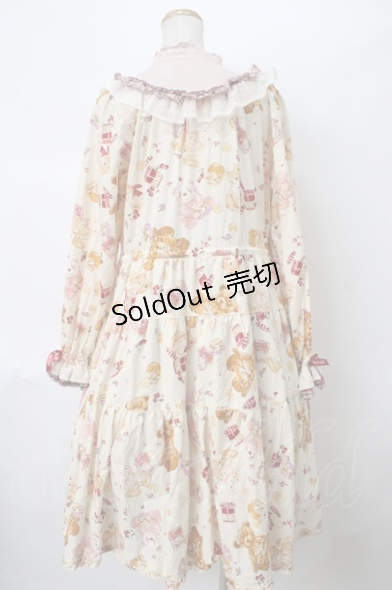 画像2: PINK HOUSE / Animal Happy Jamプリントワンピース  オフ Y-24-04-17-130-LO-OP-AS-ZY (2)