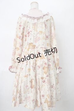 画像2: PINK HOUSE / Animal Happy Jamプリントワンピース  オフ Y-24-04-17-130-LO-OP-AS-ZY
