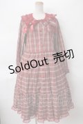 PINK HOUSE×misako aoki / チェックワンピース  赤 Y-24-04-17-131-LO-OP-AS-ZY