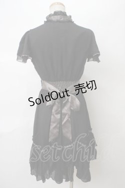 画像2: axes femme / 花刺繍ドレス M 黒 Y-24-04-20-165-AX-OP-SZ-ZY