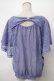 画像2: axes femme / バックリボン透かしトップス M パープル Y-24-05-01-103-AX-TO-SZ-ZT210 (2)