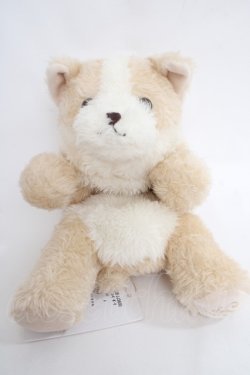 画像1: Maison de FLEUR / コーギーポーチ F ベージュ Y-24-05-01-025-LO-ZA-SZ-ZT-K015