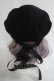 画像3: axes femme / バックリボンベレー帽  黒 Y-24-05-06-068-AX-AC-SZ-ZY (3)