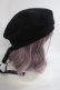 画像4: axes femme / バックリボンベレー帽  黒 Y-24-05-06-068-AX-AC-SZ-ZY (4)
