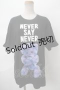MILKBOY / NEVER SAY NEVER Tシャツ L ブラック Y-24-05-06-105-MB-TO-SZ-ZY