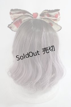 画像7: BABY,THE STARS SHINE BRIGHT / Strawberry Loves Chocolate柄エプロンフリルジャンパースカート・カチューシャセット  生成り Y-24-05-06-144-BA-OP-SZ-ZY