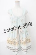 axes femme / フローラルメルヘン柄ワンピース M グリーン Y-24-05-06-148-AX-OP-SZ-ZT313