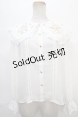 axes femme kawaii / 【Disney】ファンタジア/ブラウス  白 Y-24-05-10-044-AX-BL-AS-ZH