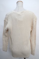 画像2: 【SALE】KANEKO ISAO / 編みカーディガン  生成り Y-24-05-13-079-EL-TO-SZ-ZT427 (2)