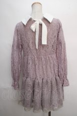 画像2: 【SALE】axes femme / 総レースティアードチュニック   Y-24-05-13-085-AX-OP-AS-ZT279 (2)