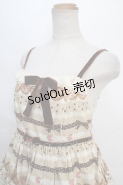 画像3: Angelic Pretty / Sweet Cream Houseハイウエストジャンパースカート  ベージュ Y-24-05-13-093-AP-OP-SZ-ZY