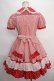 画像2: Angelic Pretty /Stripe Girly Cafe Set  赤 Y-24-05-13-096-AP-OP-AS-ZY (2)
